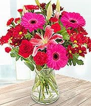 Red Hand Tied Bouquet