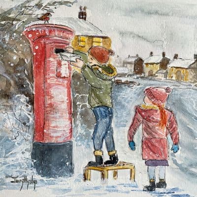 Christmas Post Box