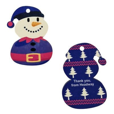 Headway Christmas Decoration - Blue Snowman