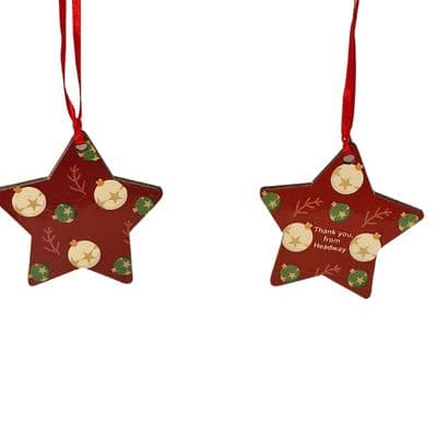 Headway Christmas Decoration - Red Star