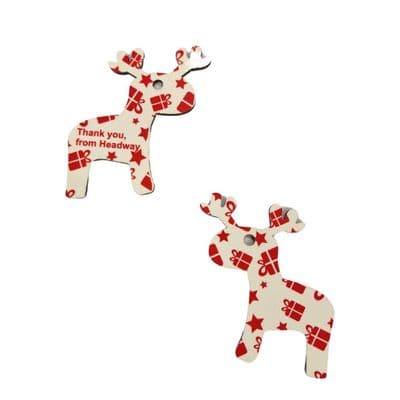 Headway Christmas Decoration - White Reindeer