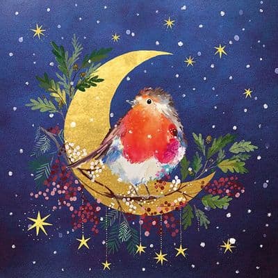 Robin in the Crescent Moon