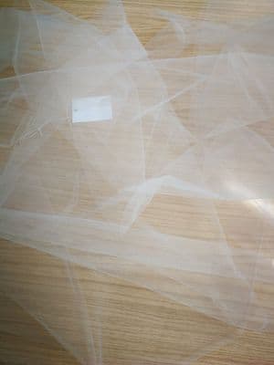 (15 denier) Invisible Lace. Fine Front Lace Frontline-tulle. 1/4 meter