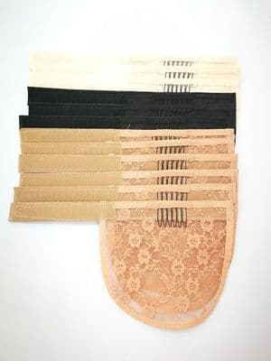 5″X 5″ Ponytail Base with comb