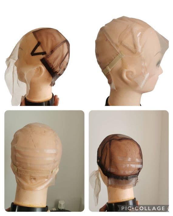 Assorted brown or beige SiliconPU Wig Caps. - Ready to dispatch
