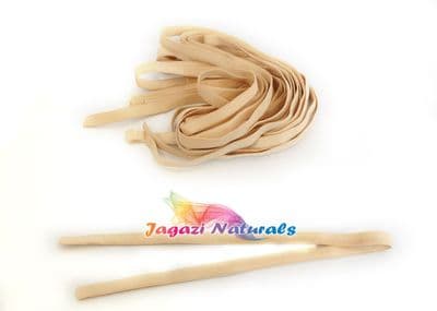 Beige Adjustable Straps and Hooks. Elastic Stretchy Band