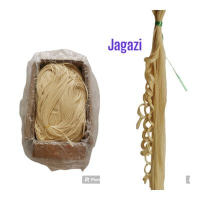 Blonde Raw Fibre, High Heat Curl & Style. Weft making, Wig Making,   Water/Moisture curl