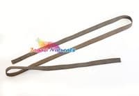 Brown Adjustable Straps and Hooks. Elastic Stretchy Band