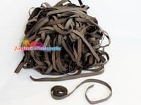 Brown Adjustable Straps and Hooks. Elastic Stretchy Band