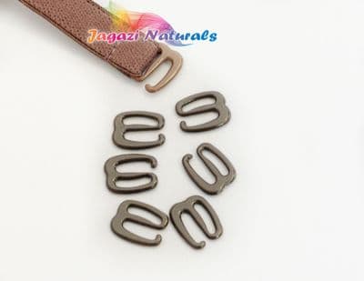 Brown Adjustable Straps and Hooks. Elastic Stretchy Band