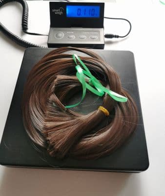 Brown: High Temperature Raw Fibre. Water/Moisture curl & Style. Wig Making, High Heat