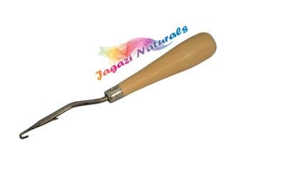 Ergonomics Wooden Latch Crochet Hair Needle Hook