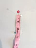 Extra Long Pins. 2.5 inches in length (6.3cm)