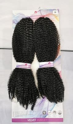 Extra Long Velvet Marley Afro Kinky Bulk Hair. Easy on hands Twist Braid. Light weigh soft fibres fo