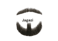 Grey (Salt & Pepper)  Goatee, Men's Beard. Lace. Hand-Made Fake Facial Hair, Moustache. Costume