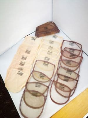 Hair Topper Lace Base. Top Piece. Hair volumiser. Thinning Hair Toupee Cap. Crown extension Clip Com