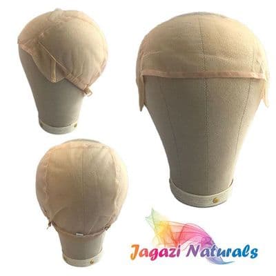 Introducing 100% Ventilating Lace Snug Fit Full Lace Wig Cap. Beige.