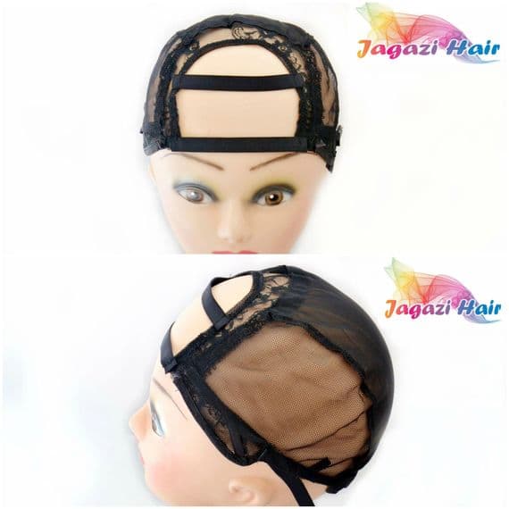S, M, L, XL.  Ideal for Closure. Wide Gap UPart Wig Cap. U Part Weaving Cap