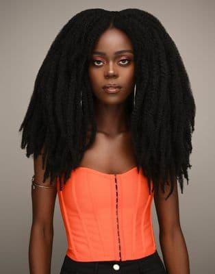 Sensationnel Soft N silky Afro Natural. Syn Afro Twist Braid Bulk Hair extension Same