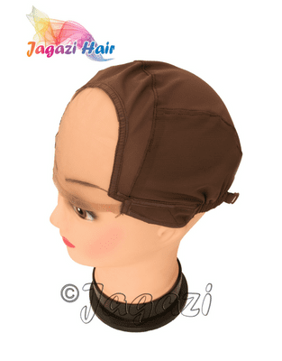 Snuggle Glove Glueless Full Lace Wig Making Cap. Weaving Mesh Net With Strap