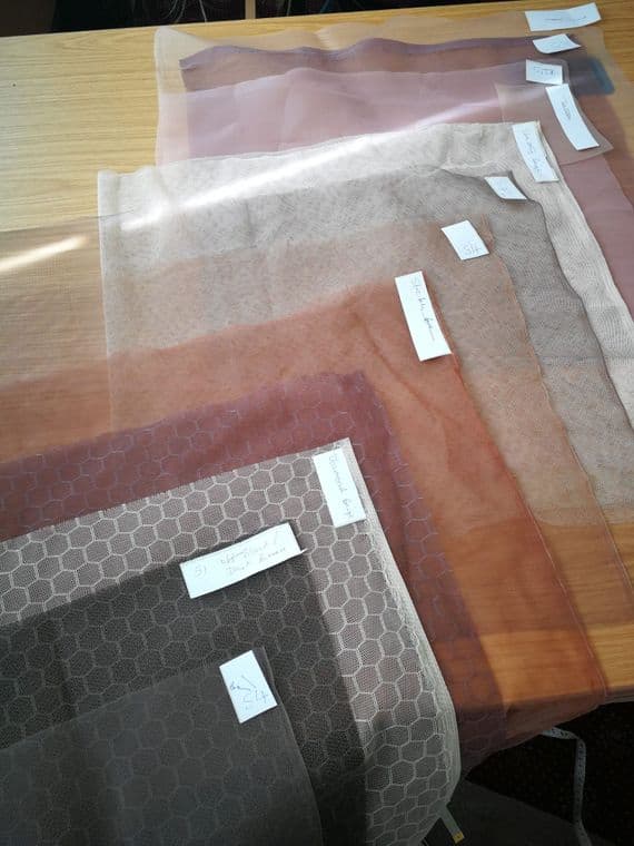 Wig Maker’s Paradise:  Different Laces, Different textures and different colours of Wig Making Lac