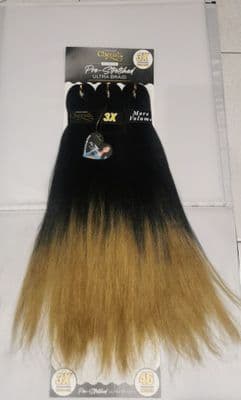 X3. Cherish Handmade Ultra Braid. Time Saving  Braid. Bulk Braiding Hair Extension. (1)
