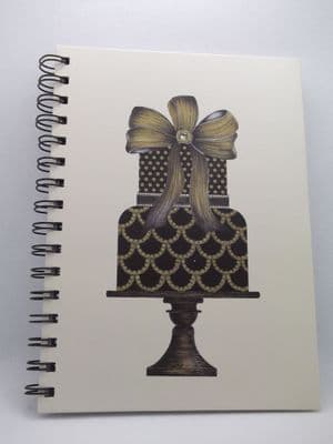 A5 Spiral notebook - Wedding Cake