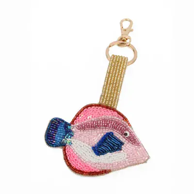 Blue and Pink Fish Keyring/Bag Charm
