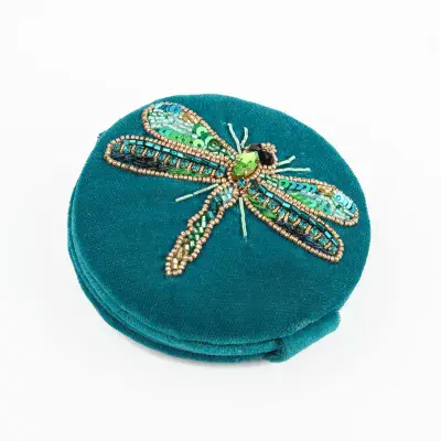 Blue Dragonfly Compact Mirror