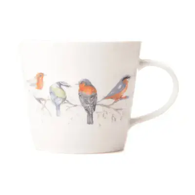 British Birds Design Bone China Mug