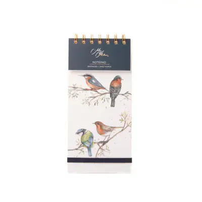 British Birds Watercolour Design Notepad