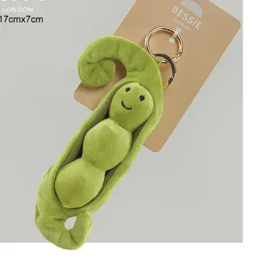 Broad Bean Keychain Charm