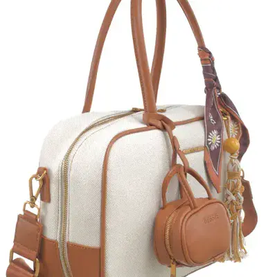 Canvas Boho Mini Duffle