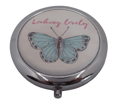 Compact Mirror - Rustic Romance