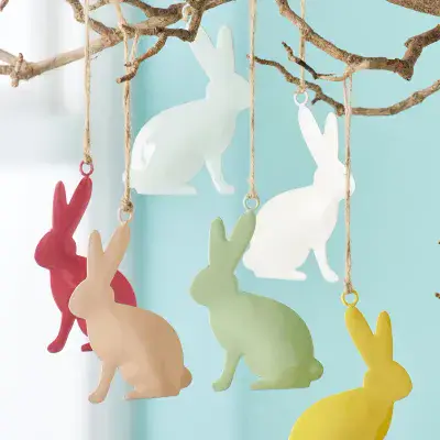 Enamel Rabbit Decoration