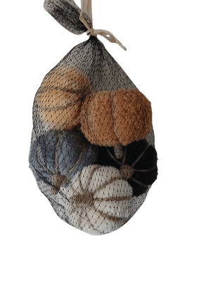 Fabric Pumpkins Net Set 5