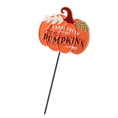 Farm Fresh Pumpkins Stake