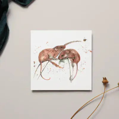 Field Mice Greeting Card