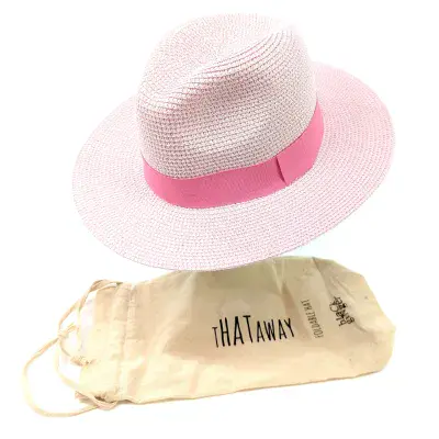 Folding Panama Style Travel Hat