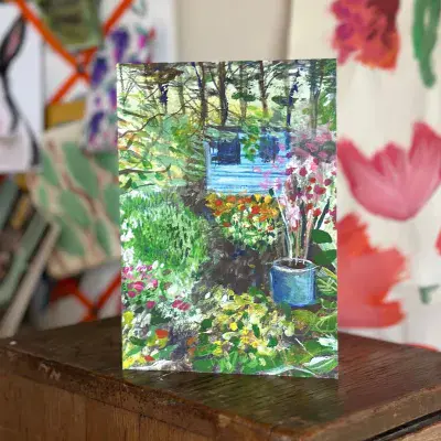 Garden Allotment Shed Card