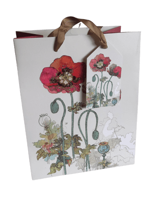 Gift Bag - Wild Poppy by Bug Art