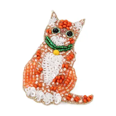 Ginger Cat Brooch