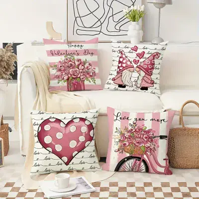 Hearts & Flowers Cushions