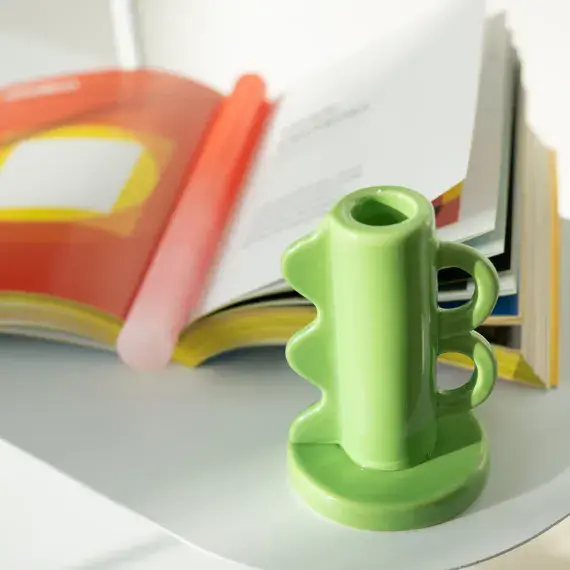 Helio Ferretti Retro Double Handle Candle Holder