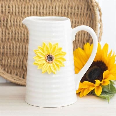 Hello Sunshine Ceramic Flower Jug