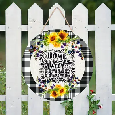 Home Sign Sunflowers