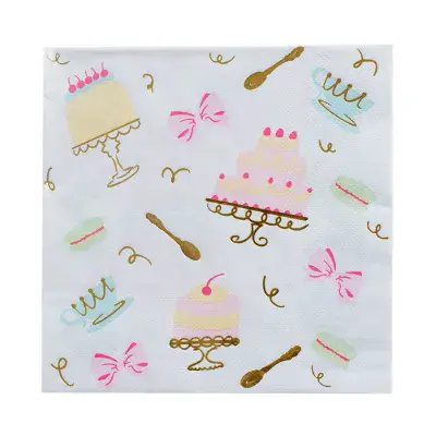 Let Them Eat Cake Large Napkins - 16 Pk.