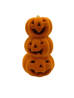 Light Up Ceramic Trio Of Pumpkins Stack