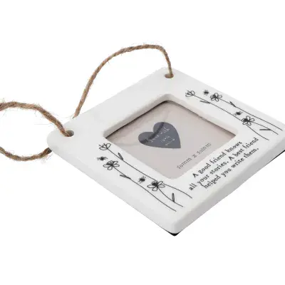 Mini Ceramic Photo Frame - 'best Friends'