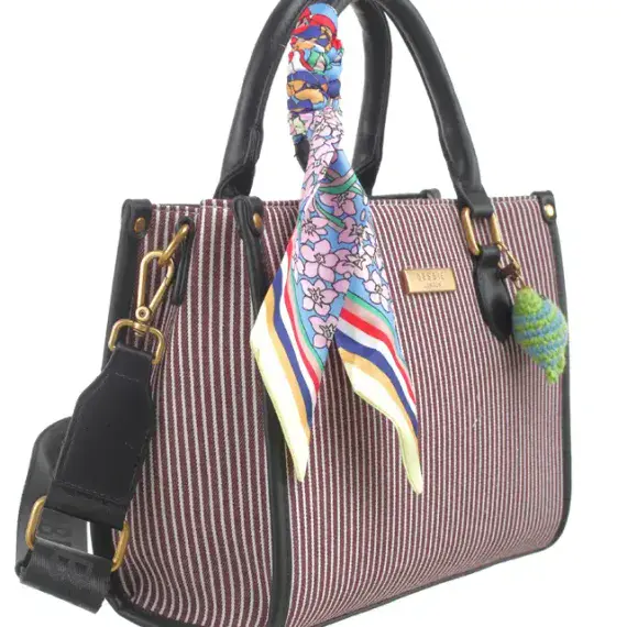Modern Striped Tote Bag